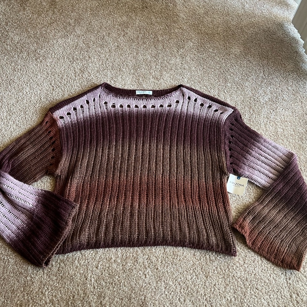 Arizona crocheted cropped sweater